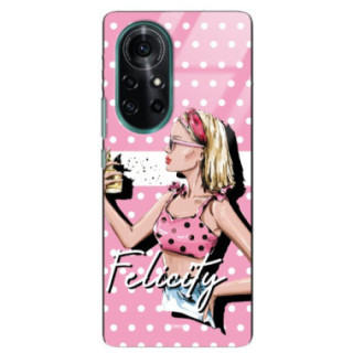 ETUI BLACK CASE GLASS NA TELEFON HUAWEI NOVA 8 ST_BAB-103