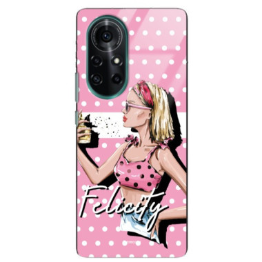 ETUI BLACK CASE GLASS NA TELEFON HUAWEI NOVA 8 PRO ST_BAB-103