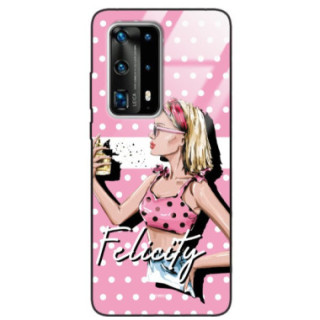 ETUI BLACK CASE GLASS NA TELEFON HUAWEI P40 PRO PLUS...