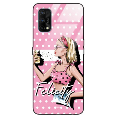 ETUI BLACK CASE GLASS NA TELEFON REALME 7 PRO ST_BAB-103