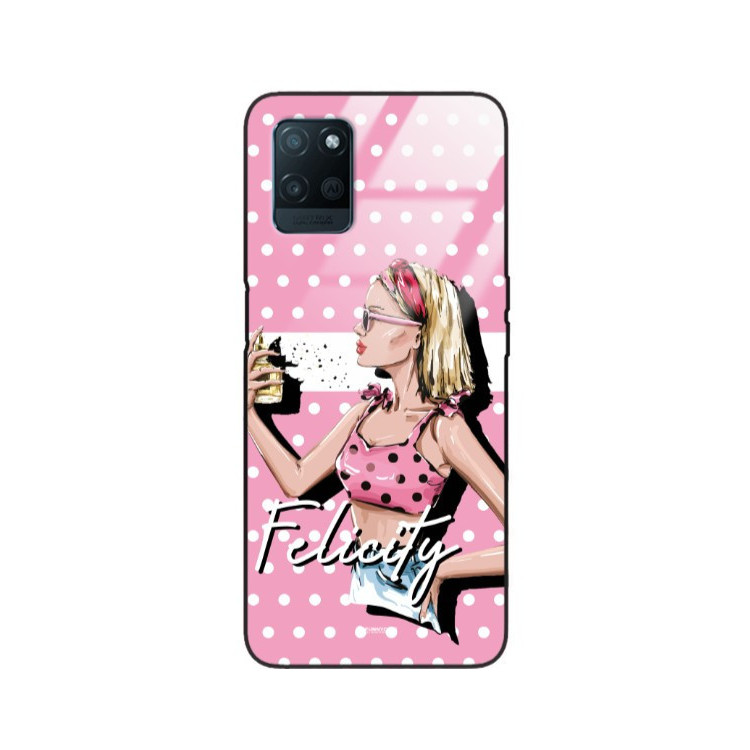 ETUI BLACK CASE GLASS NA TELEFON REALME V11 ST_BAB-103