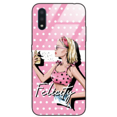 ETUI BLACK CASE GLASS NA TELEFON SAMSUNG GALAXY A01 ST_BAB-103