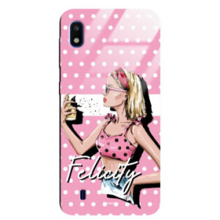 ETUI BLACK CASE GLASS NA TELEFON SAMSUNG GALAXY A10 ST_BAB-103