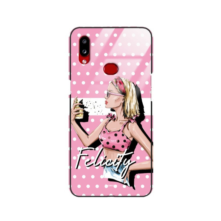 ETUI BLACK CASE GLASS NA TELEFON SAMSUNG GALAXY A10S ST_BAB-103