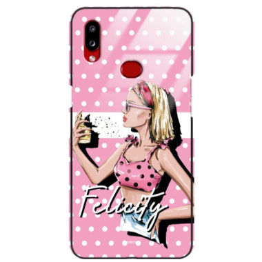 ETUI BLACK CASE GLASS NA TELEFON SAMSUNG GALAXY A10S ST_BAB-103
