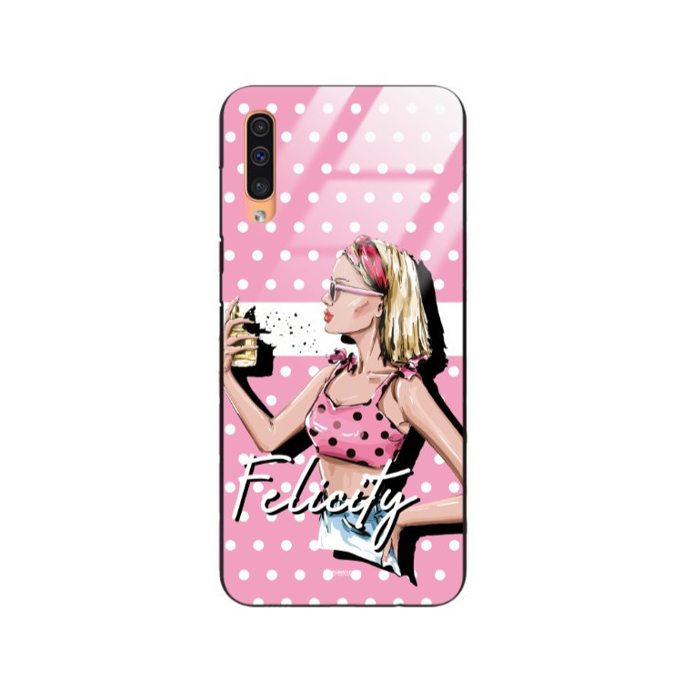 ETUI BLACK CASE GLASS NA TELEFON SAMSUNG GALAXY A50 / A30S / A50S ST_BAB-103