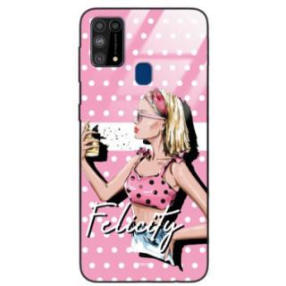 ETUI BLACK CASE GLASS NA TELEFON SAMSUNG GALAXY M31 ST_BAB-103