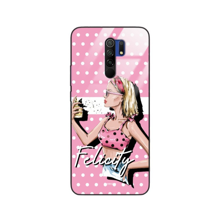 ETUI BLACK CASE GLASS NA TELEFON XIAOMI REDMI 9 ST_BAB-103