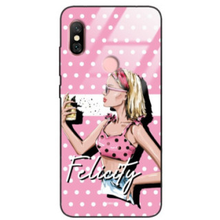 ETUI BLACK CASE GLASS NA TELEFON XIAOMI REDMI NOTE 6 / 6 PRO  ST_BAB-103