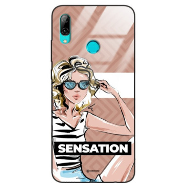 ETUI BLACK CASE GLASS NA TELEFON HUAWEI P SMART 2019 ST_BAB-104