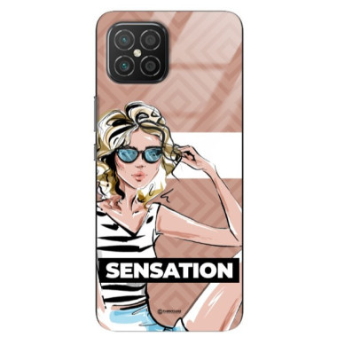 ETUI BLACK CASE GLASS NA TELEFON HUAWEI NOVA 8 SE ST_BAB-104