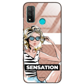 ETUI BLACK CASE GLASS NA TELEFON HUAWEI P SMART 2020 ST_BAB-104