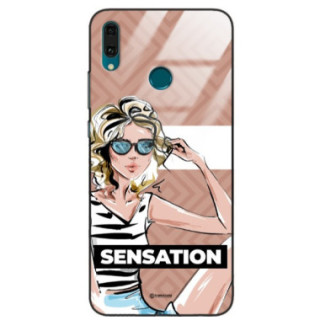 ETUI BLACK CASE GLASS NA TELEFON HUAWEI Y9 2019 ST_BAB-104