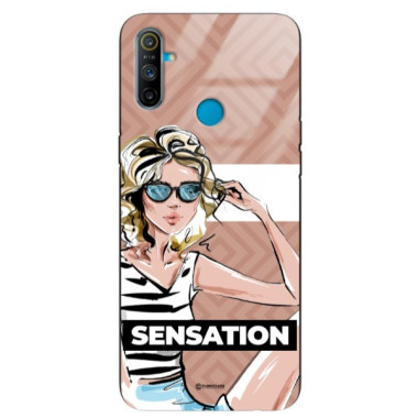 ETUI BLACK CASE GLASS NA TELEFON REALME C3 ST_BAB-104