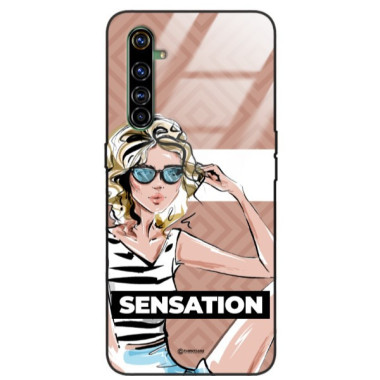 ETUI BLACK CASE GLASS NA TELEFON REALME X50 PRO ST_BAB-104