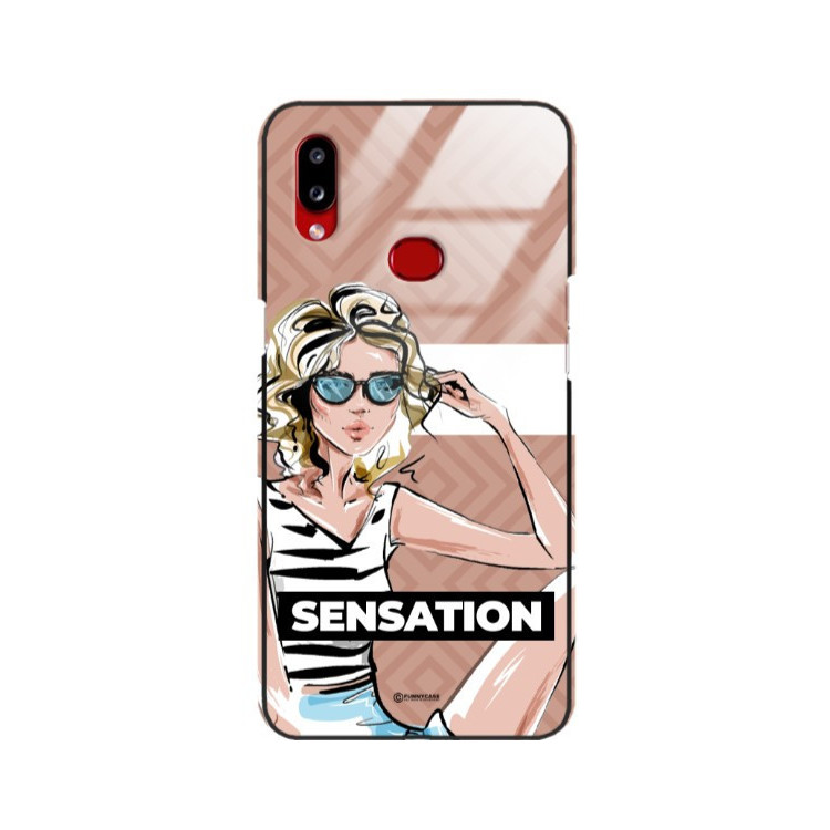 ETUI BLACK CASE GLASS NA TELEFON SAMSUNG GALAXY A10S ST_BAB-104