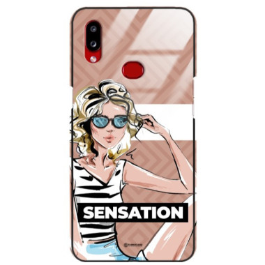 ETUI BLACK CASE GLASS NA TELEFON SAMSUNG GALAXY A10S ST_BAB-104