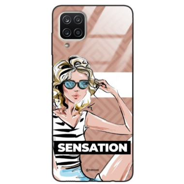 ETUI BLACK CASE GLASS NA TELEFON SAMSUNG GALAXY A12 5G ST_BAB-104