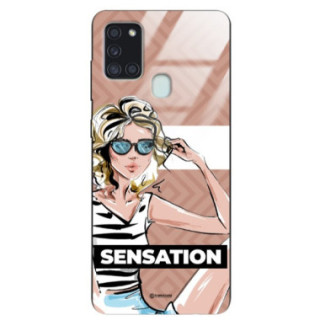 ETUI BLACK CASE GLASS NA TELEFON SAMSUNG GALAXY A21S...