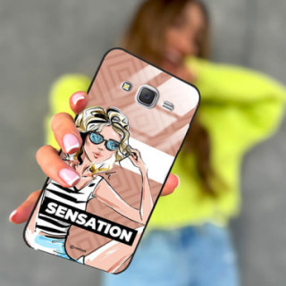 ETUI BLACK CASE GLASS NA TELEFON SAMSUNG GALAXY J5 2016 ST_BAB-104