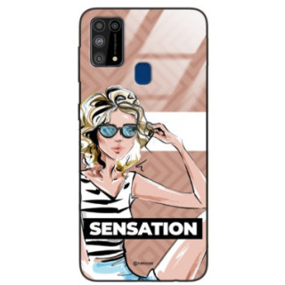 ETUI BLACK CASE GLASS NA TELEFON SAMSUNG GALAXY M31 ST_BAB-104