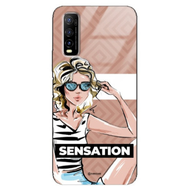 ETUI BLACK CASE GLASS NA TELEFON VIVO Y70S ST_BAB-104