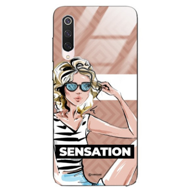 ETUI BLACK CASE GLASS NA TELEFON XIAOMI MI 9 PRO ST_BAB-104