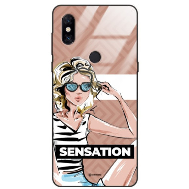ETUI BLACK CASE GLASS NA TELEFON XIAOMI MI MIX 3 ST_BAB-104