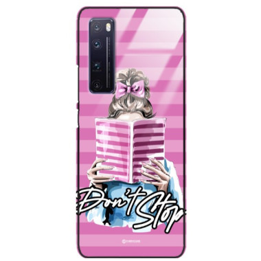 ETUI BLACK CASE GLASS NA TELEFON HUAWEI NOVA 7 PRO ST_BAB-105