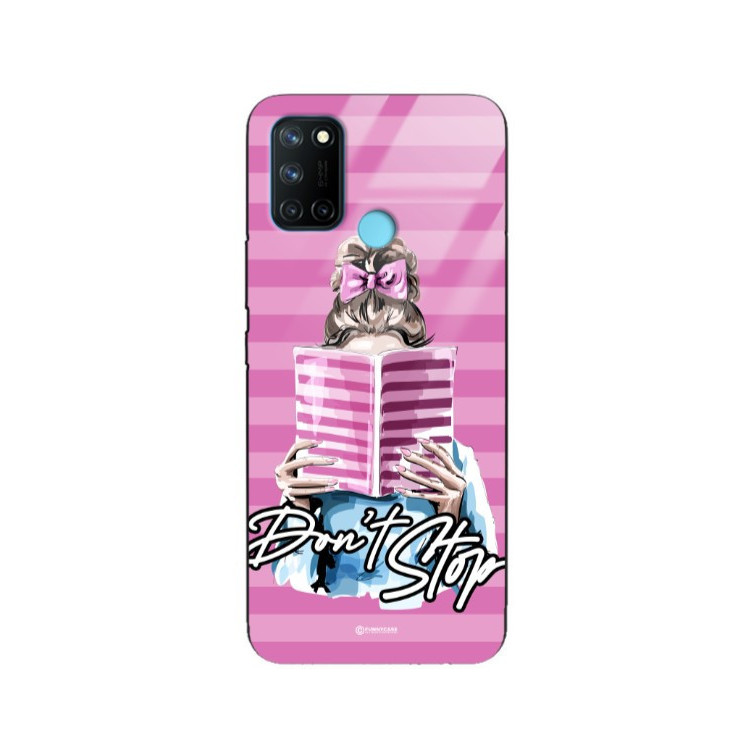 ETUI BLACK CASE GLASS NA TELEFON REALME 7i / C17 RMX 2103 ST_BAB-105