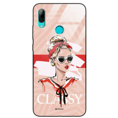 ETUI BLACK CASE GLASS NA TELEFON HUAWEI P SMART 2019 ST_BAB-106