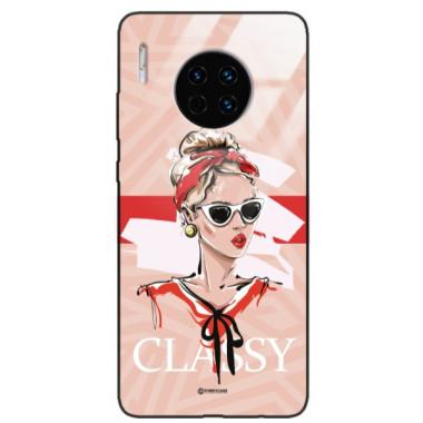 ETUI BLACK CASE GLASS NA TELEFON HUAWEI MATE 30 PRO ST_BAB-106