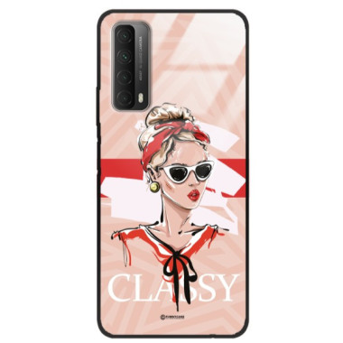 ETUI BLACK CASE GLASS NA TELEFON HUAWEI P SMART 2021 / Y7A ST_BAB-106