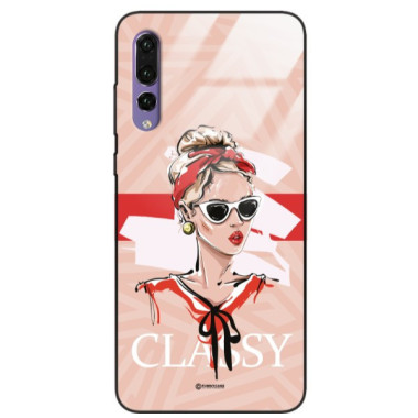 ETUI BLACK CASE GLASS NA TELEFON HUAWEI P20 PRO ST_BAB-106