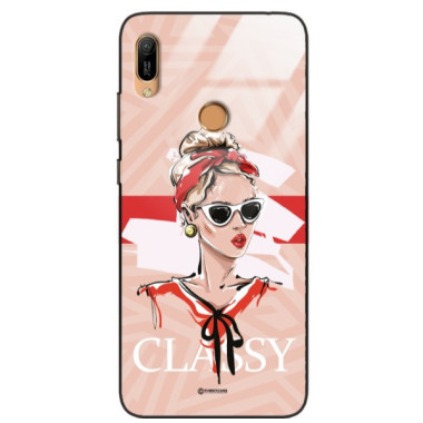 ETUI BLACK CASE GLASS NA TELEFON HUAWEI Y6 PRIME 2019 / Y6S ST_BAB-106