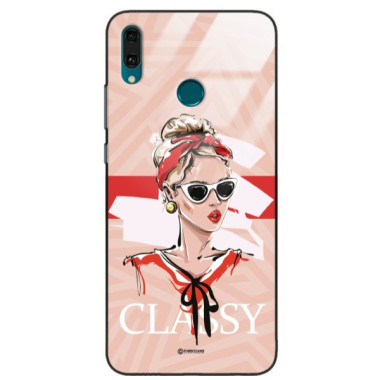 ETUI BLACK CASE GLASS NA TELEFON HUAWEI Y9 2019 ST_BAB-106