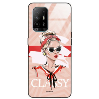 ETUI BLACK CASE GLASS NA TELEFON OPPO RENO 5 LITE / RENO...