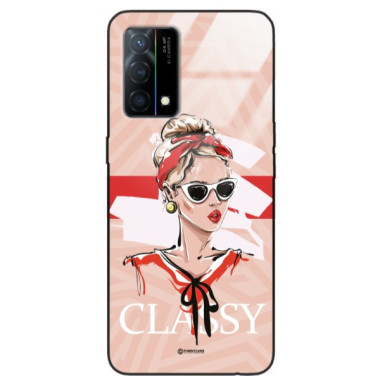 ETUI BLACK CASE GLASS NA TELEFON OPPO K9 ST_BAB-106