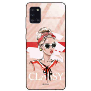 ETUI BLACK CASE GLASS NA TELEFON SAMSUNG GALAXY A31 ST_BAB-106