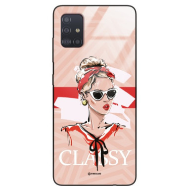 ETUI BLACK CASE GLASS NA TELEFON SAMSUNG GALAXY A51 ST_BAB-106