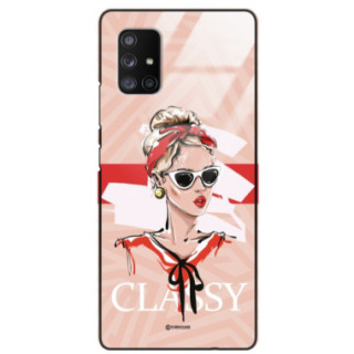 ETUI BLACK CASE GLASS NA TELEFON SAMSUNG GALAXY A71 5G ST_BAB-106