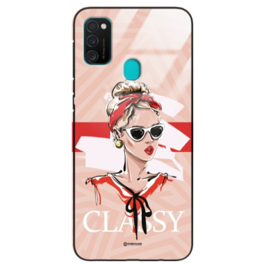 ETUI BLACK CASE GLASS NA TELEFON SAMSUNG GALAXY M30S / M21 ST_BAB-106