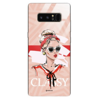 ETUI BLACK CASE GLASS NA TELEFON SAMSUNG GALAXY NOTE 8 ST_BAB-106