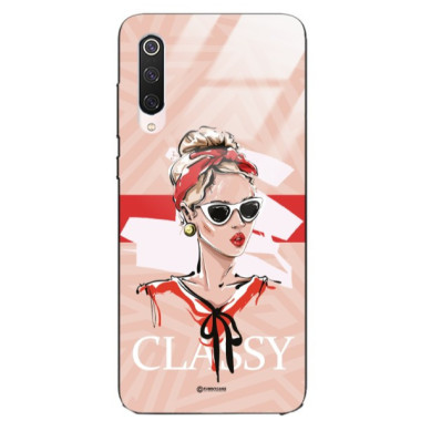 ETUI BLACK CASE GLASS NA TELEFON XIAOMI MI 9 PRO ST_BAB-106