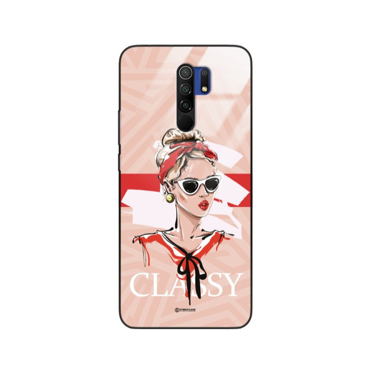 ETUI BLACK CASE GLASS NA TELEFON XIAOMI REDMI 9 ST_BAB-106
