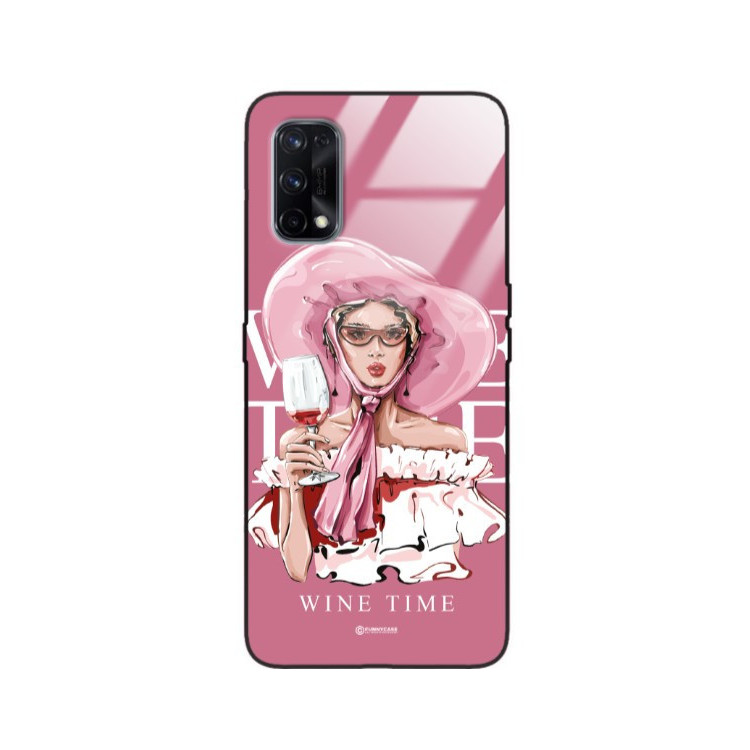 ETUI BLACK CASE GLASS NA TELEFON REALME X7 ST_BAB-107