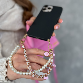 ETUI SMOOTH Z ŁAŃCUSZKIEM BLINK 59 NA TELEFON  REALME 9 PRO PLUS CZARNY