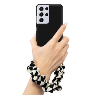 ETUI SMOOTH Z ŁAŃCUSZKIEM BLINK 81 NA TELEFON  SAMSUNG GALAXY S21 ULTRA CZARNY