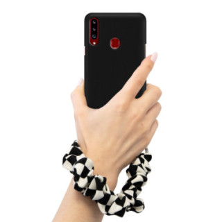 ETUI SMOOTH Z ŁAŃCUSZKIEM BLINK 81 NA TELEFON  SAMSUNG GALAXY A20S CZARNY