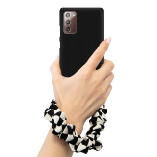 ETUI SMOOTH Z ŁAŃCUSZKIEM BLINK 81 NA TELEFON  SAMSUNG GALAXY NOTE 20 / NOTE 20 5G CZARNY